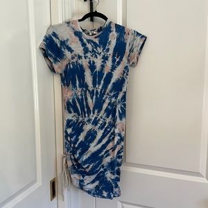 Pam & Gela Blue, Pink & White Mini T-shirt Dress Size Small
